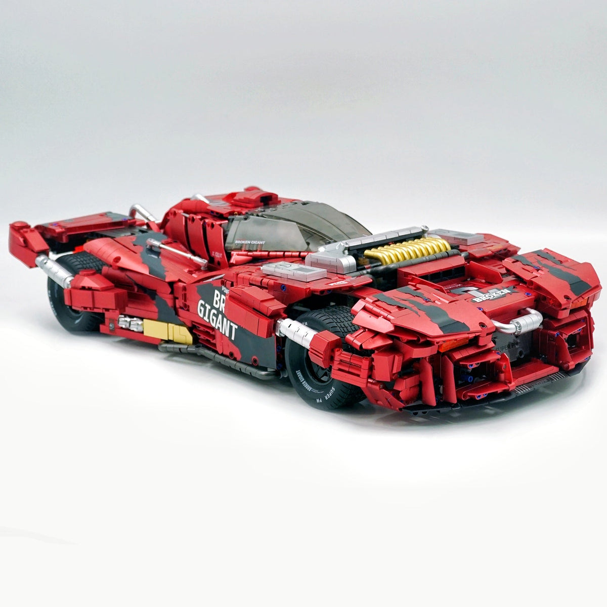 Trilumity Building Block Set: 1:8 Brocken Gigant, Removable Motorized Tusks, Motorized Door(3928-Piece)