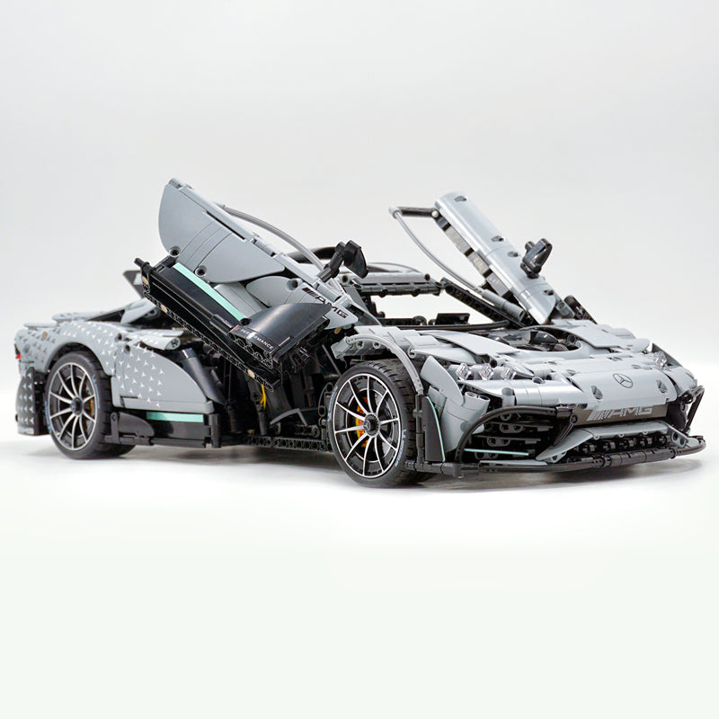 Trilumity Motorized Building Block Set: 1: 8 Mercedes AMG One Building Set with Remote Control, Fully Detailed Simulation, The Ultimate Collectible