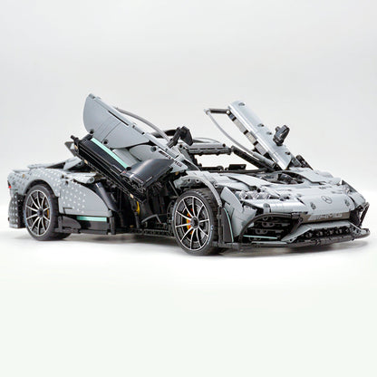 Trilumity Motorized Building Block Set: 1: 8 Mercedes AMG One Building Set with Remote Control, Fully Detailed Simulation, The Ultimate Collectible