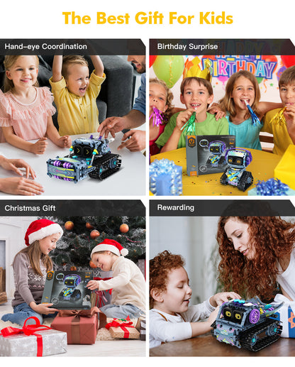 Trilumity STEM Robot, 3 in 1 Remote & App-Controlled Robotic Toys Building Block Set