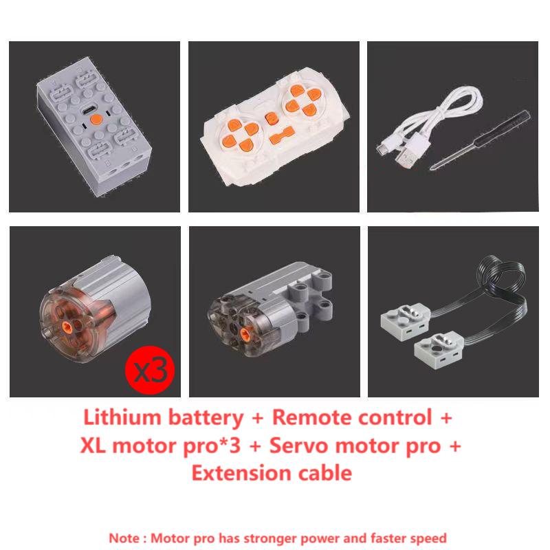 Trilumity Car-specific Power Upgrade Kit Building Block Set, 1:8/1:10 Scale, Remote Control