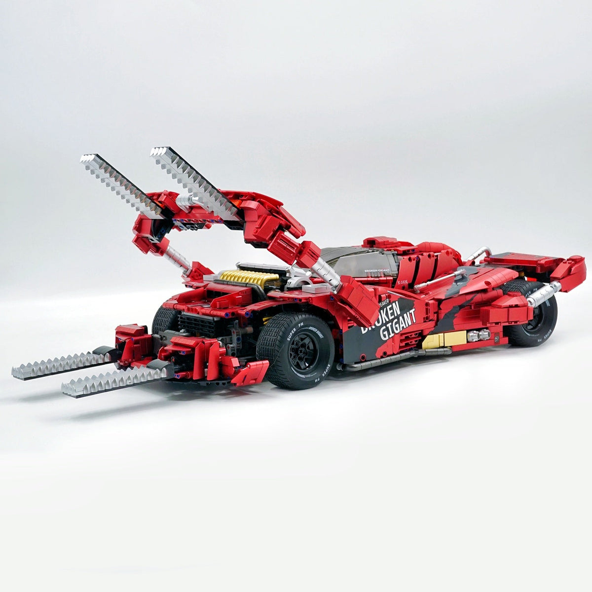 Trilumity Building Block Set: 1:8 Brocken Gigant, Removable Motorized Tusks, Motorized Door(3928-Piece)