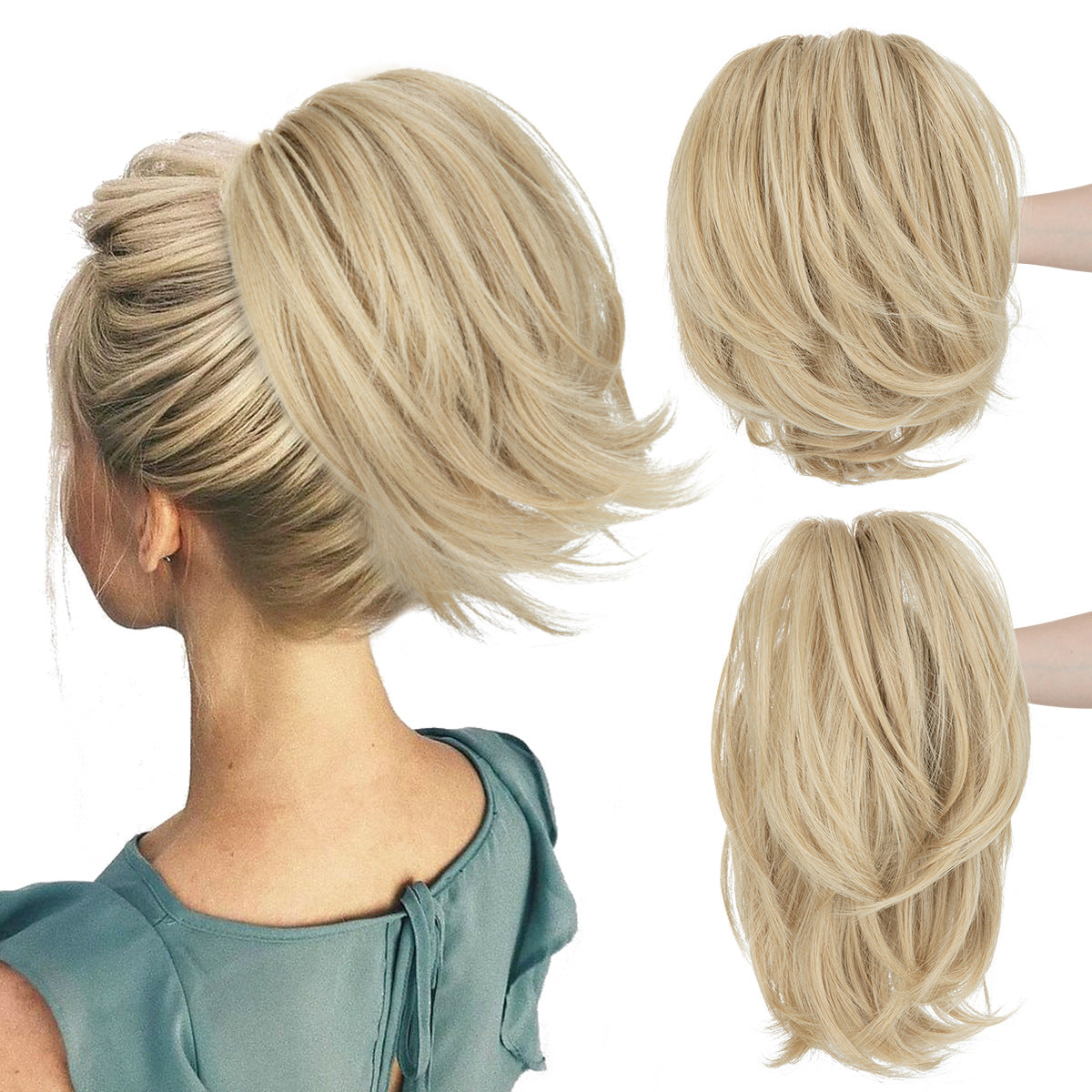 Trilumity Curly Ponytail in 1B, additional product photo 8