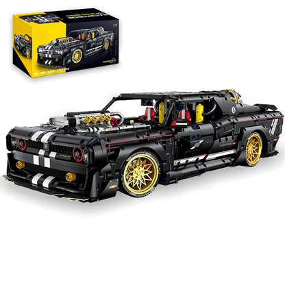 Trilumity Motorized Building Block Set: 1: 8 Dodge Challenger with Remote Control (3751-Piece)