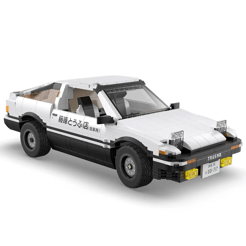 Trilumity Building Block Set: Initial D Toyota Ae86, Genuine Authorized collector's Edition(1324-Piece)