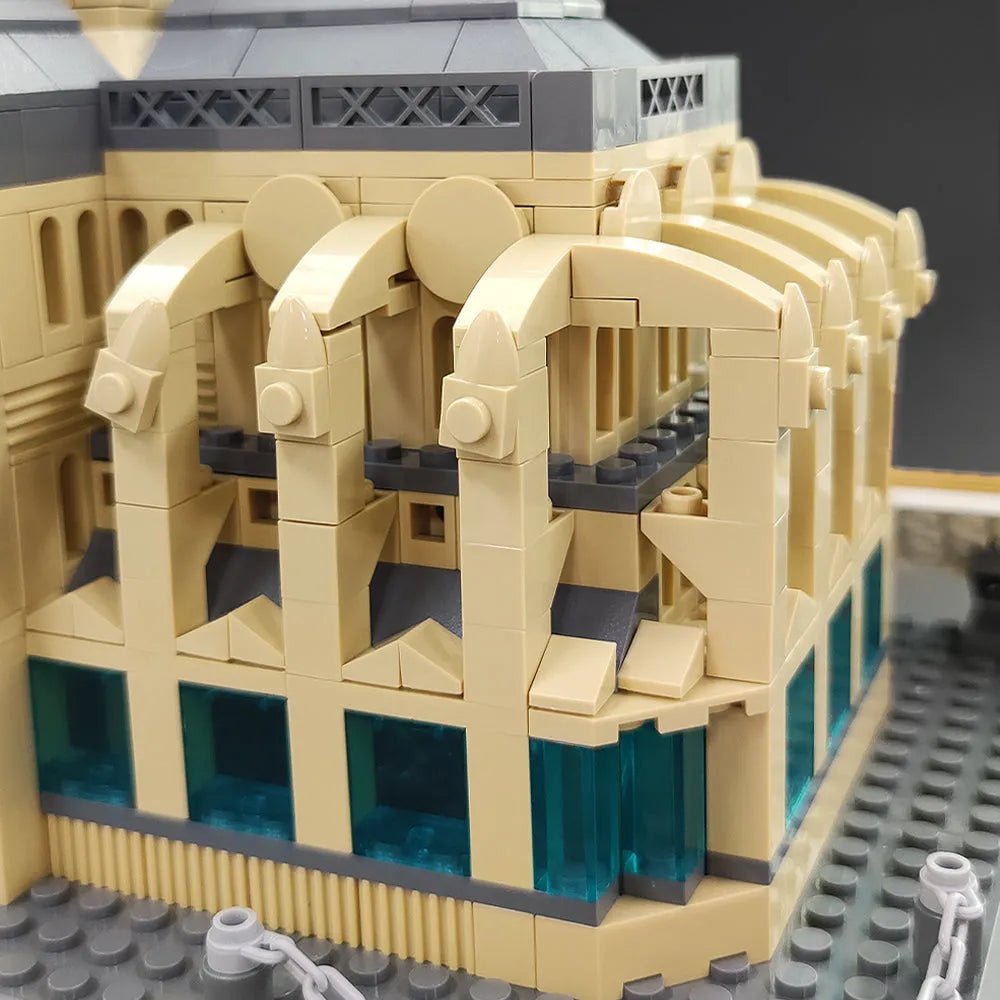 Wange MOC Building Block Set: Paris Notre Dame Cathedral, Model 5210