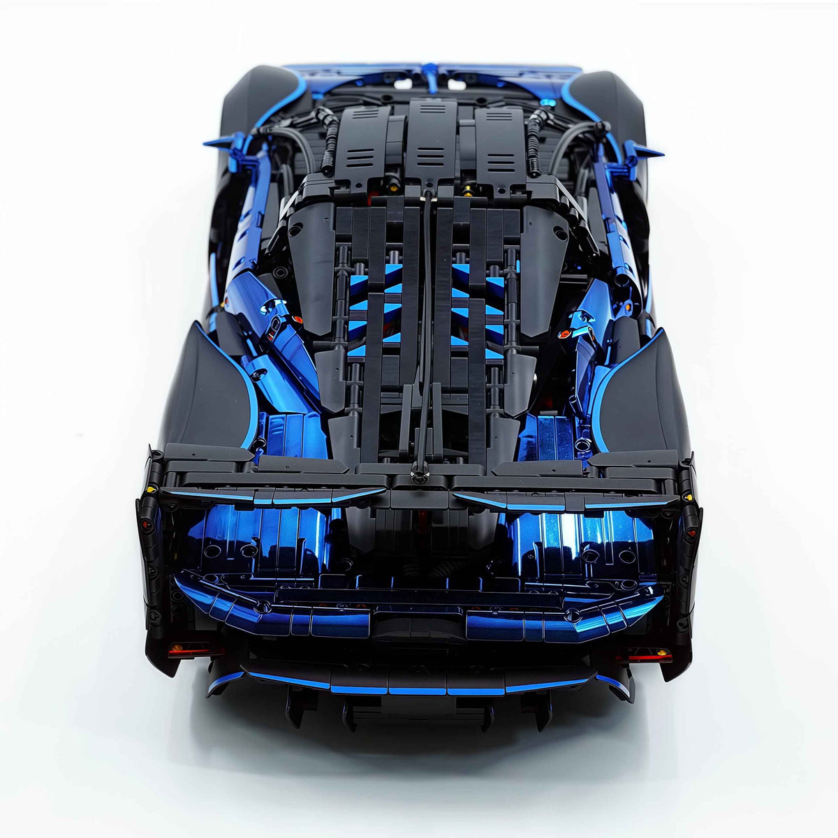 Trilumity Motorized Building Block Set: 1: 8 Woking Hypercar Track Focus, Aerodynamic Brilliance, Mirror Customized Edition (3862-Piece)