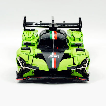 Trilumity Motorized Building Block Set: 1:8 The Ultimate LMDh Hybrid Prototype | 2024 Endurance (3771-Piece)