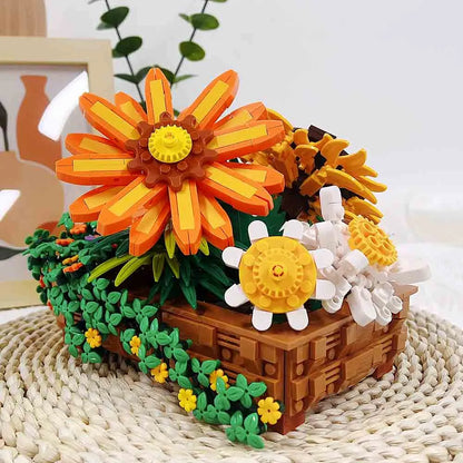 JieStar MOC Building Block Set: Creeper Plant Potted, Model JJ9034