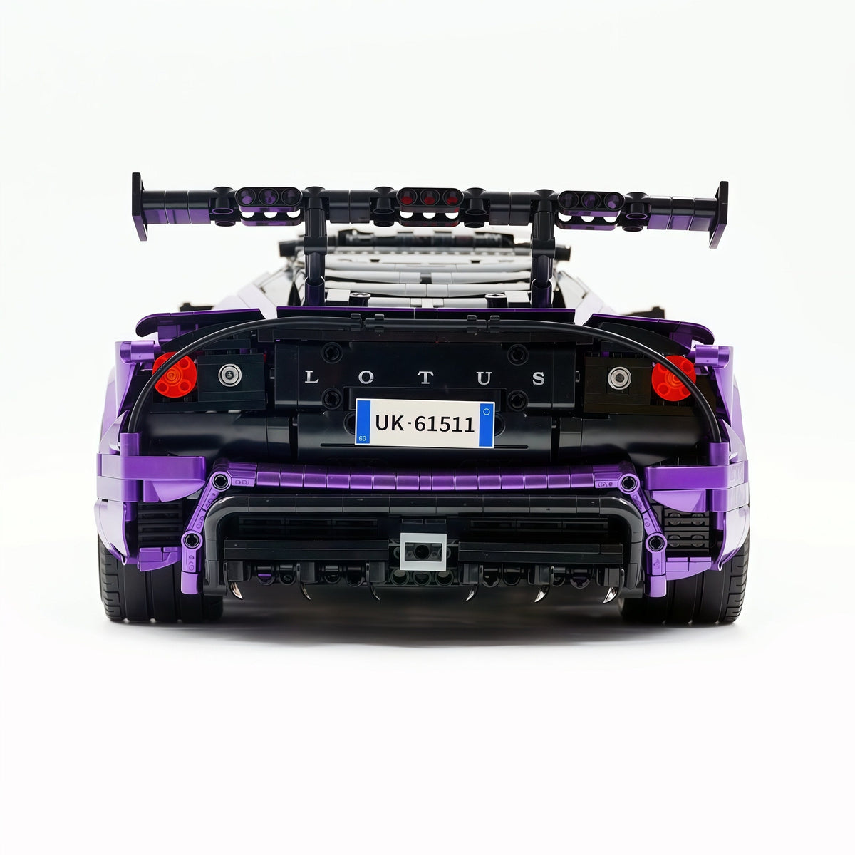 Trilumity Building Block Set: 1:8 Lotus Exige Cup 430 | Rare Amethyst Color Enamel Paint | Officially Licensed Edition (3730-Piece)