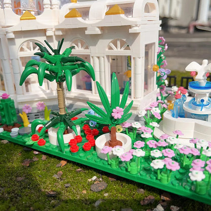 JieStar MOC Building Block Set: Garden Square, Model JJ9043
