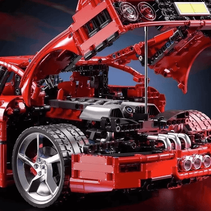 Trilumity Building Block Set: 1:8 The Ultimate 80s Turbo Icon Supercar (4026-Piece)