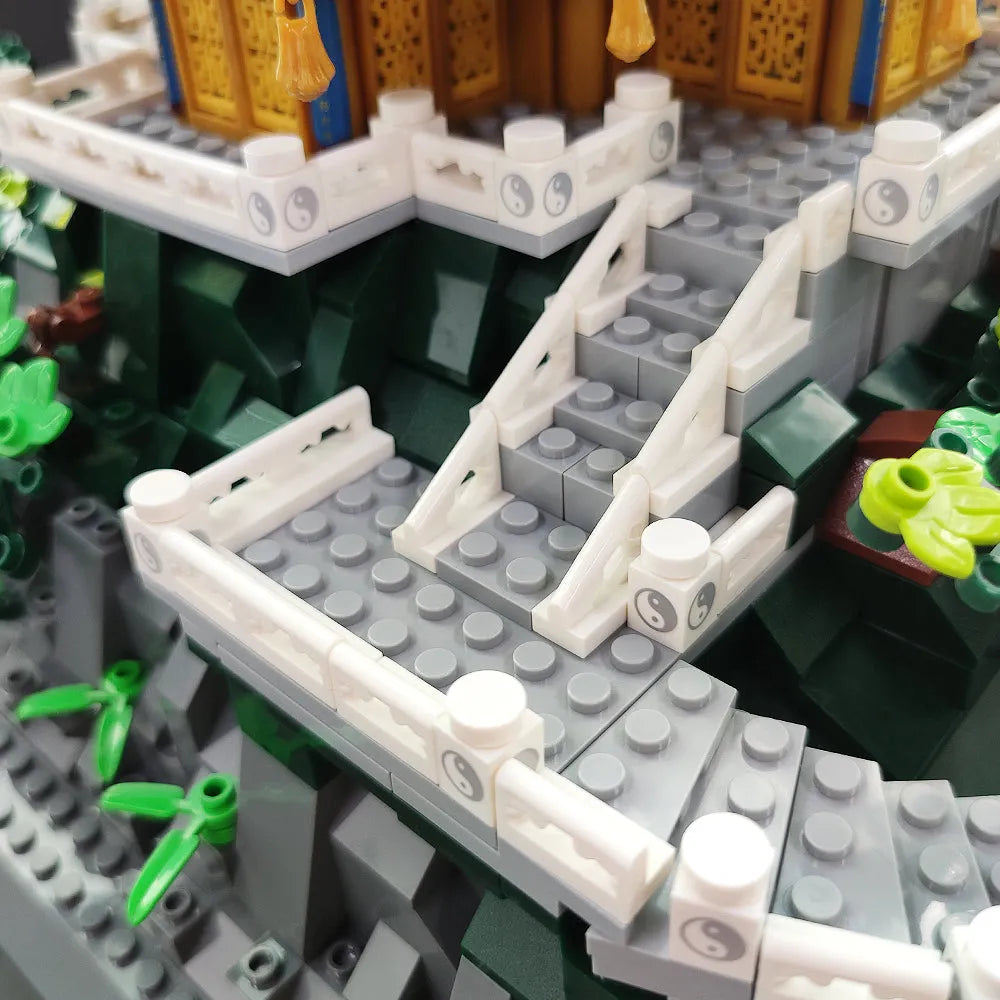 Wange Building Block Set: Famous China LAOJUN Mountain, Model 6234