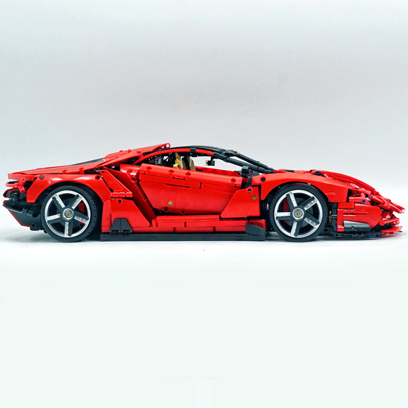 Trilumity Building Block Set: 1:8 Italian Bull Centenary Edition | Red Special Edition (3874-Piece)