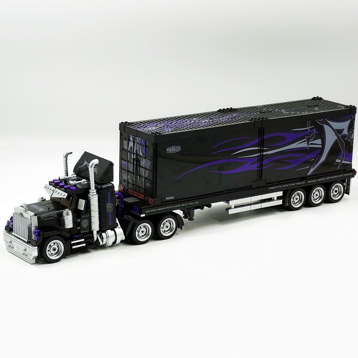 Trilumity Building Block Set: American Retro Gmc Heavy Truck – Spirit of the Open Road (1500+-Piece | 69cm)