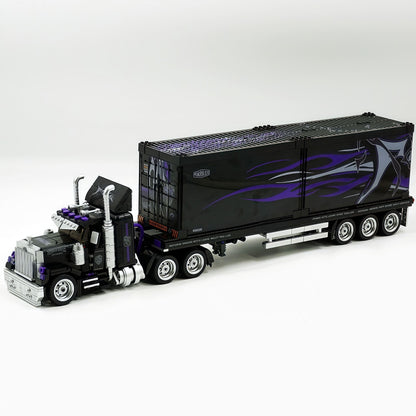 Trilumity Building Block Set: American Retro Gmc Heavy Truck – Spirit of the Open Road (1500+-Piece | 69cm)
