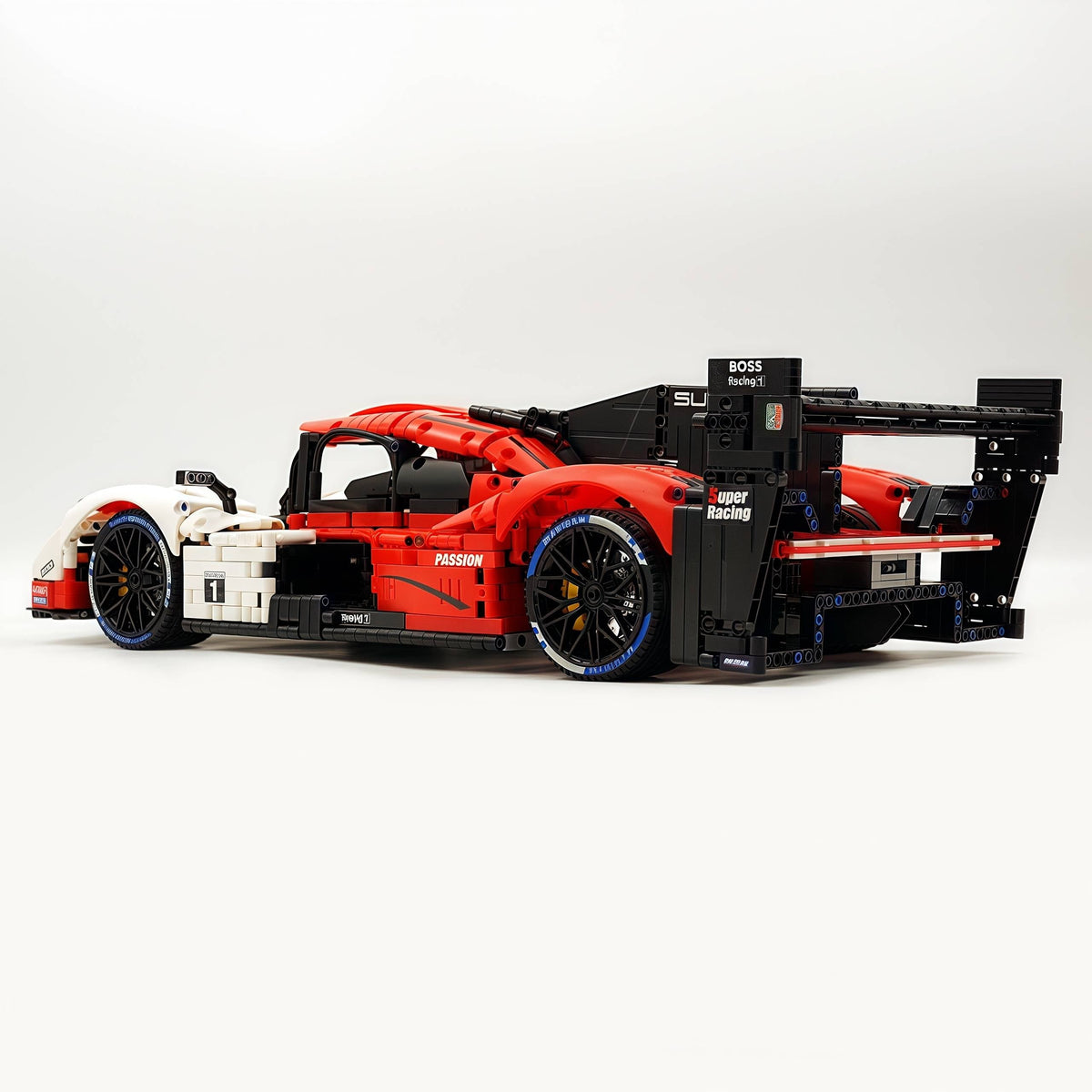 Trilumity Building Block Set: 1: 8 Porsche 963 Racing Car, Iconic Design and Authentic Details (3460-Piece)