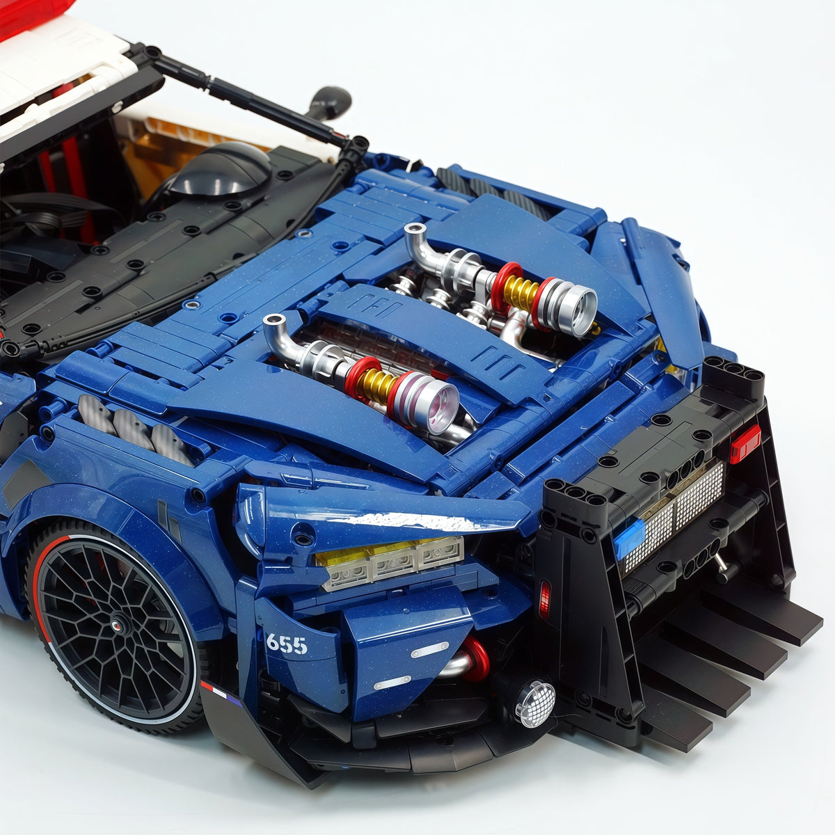 Trilumity Building Block Set: 1:8 American Mustang Police Car | The Ultimate RC Collector’s Item (3975-Piece)
