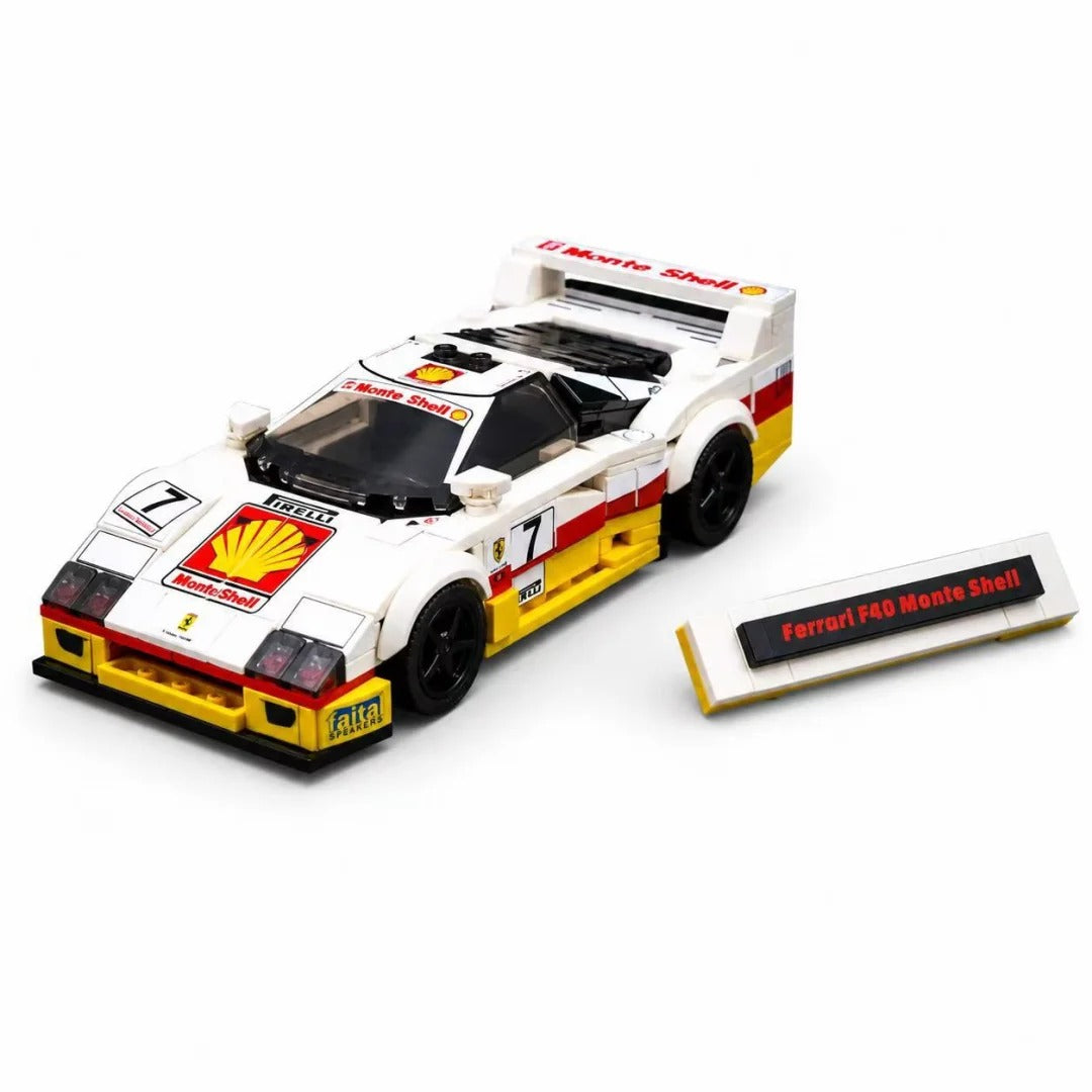 Trilumity Building Block Set: The Ultimate 80s Turbo Icon | Monte Shell Edition | 331Piece