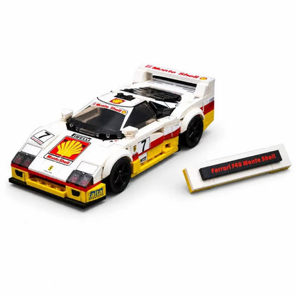 Trilumity Building Block Set: The Ultimate 80s Turbo Icon | Monte Shell Edition | 331Piece