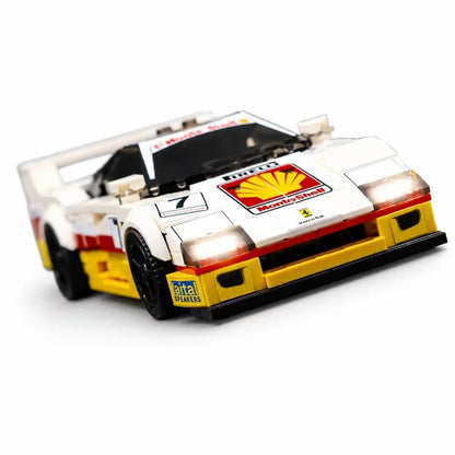 Trilumity Building Block Set: The Ultimate 80s Turbo Icon | Monte Shell Edition | 331Piece