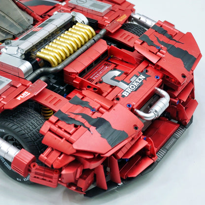 Trilumity Building Block Set: 1:8 Brocken Gigant, Removable Motorized Tusks, Motorized Door(3928-Piece)