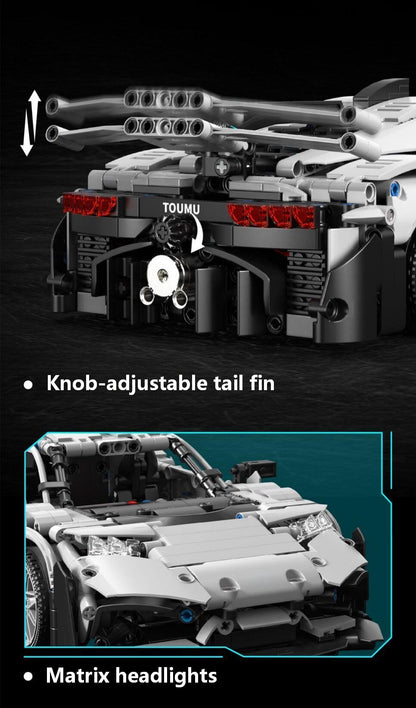 Trilumity Building Block Set: 1:14 Mercedes-Benz AMG One Supercar (1164Piece)