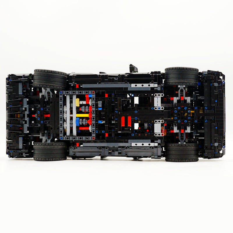 Trilumity Building Block Set: 1: 8 Dodge Challenger, Black Samurai Customized Version (3300+Piece)