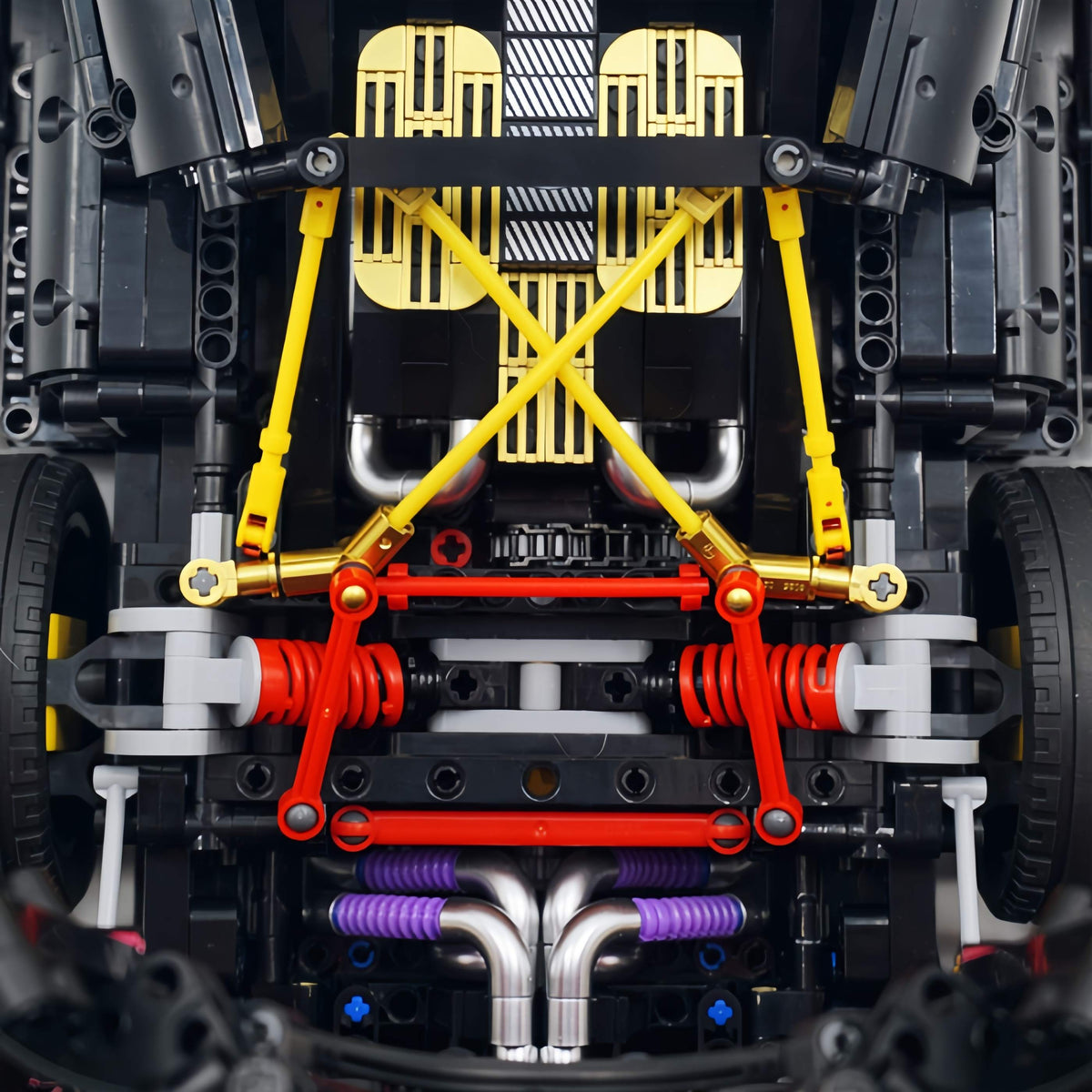 Trilumity Building Block Set: 1: 8 Pagani Huayra Bc Mirror Electroplating Customized Ultimate Edition (4708-Piece)
