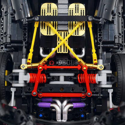 Trilumity Building Block Set: 1: 8 Pagani Huayra Bc Mirror Electroplating Customized Ultimate Edition (4708-Piece)
