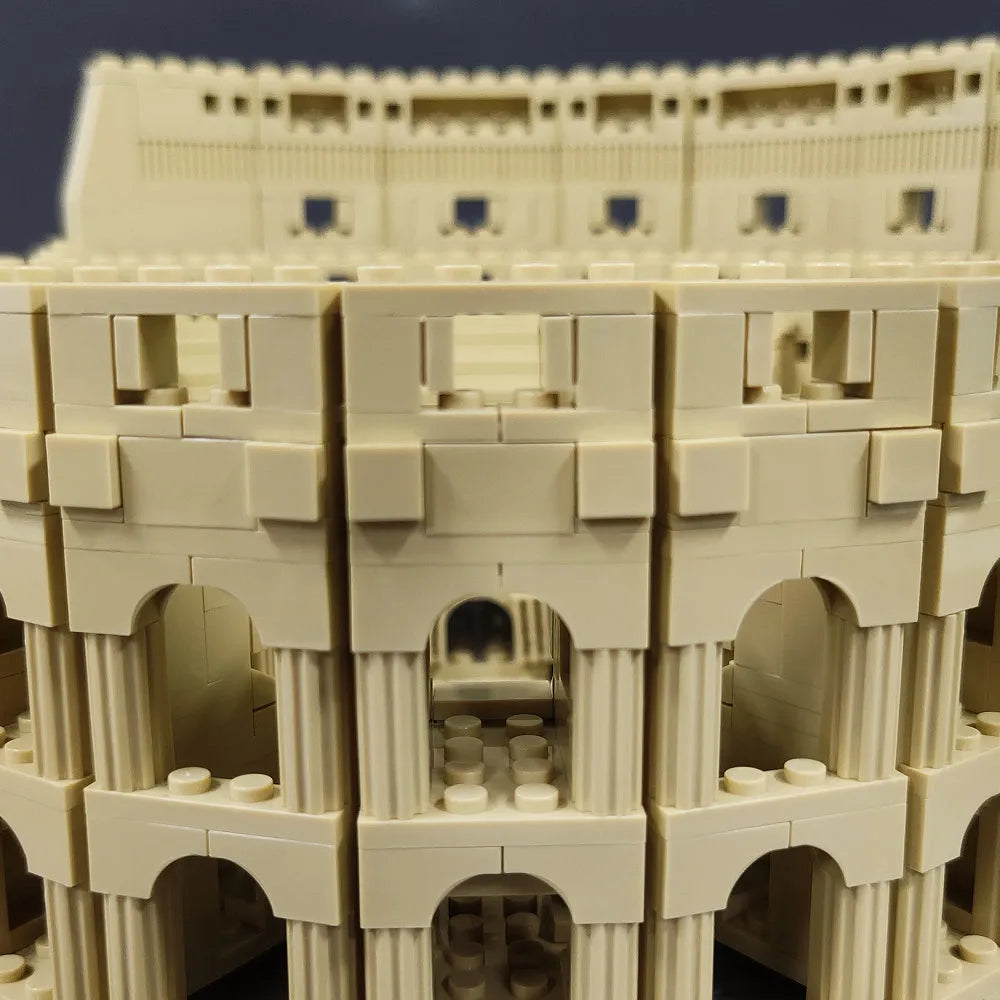 Wange MOC Building Block Set: Italy Rome Colosseum, Model 5225