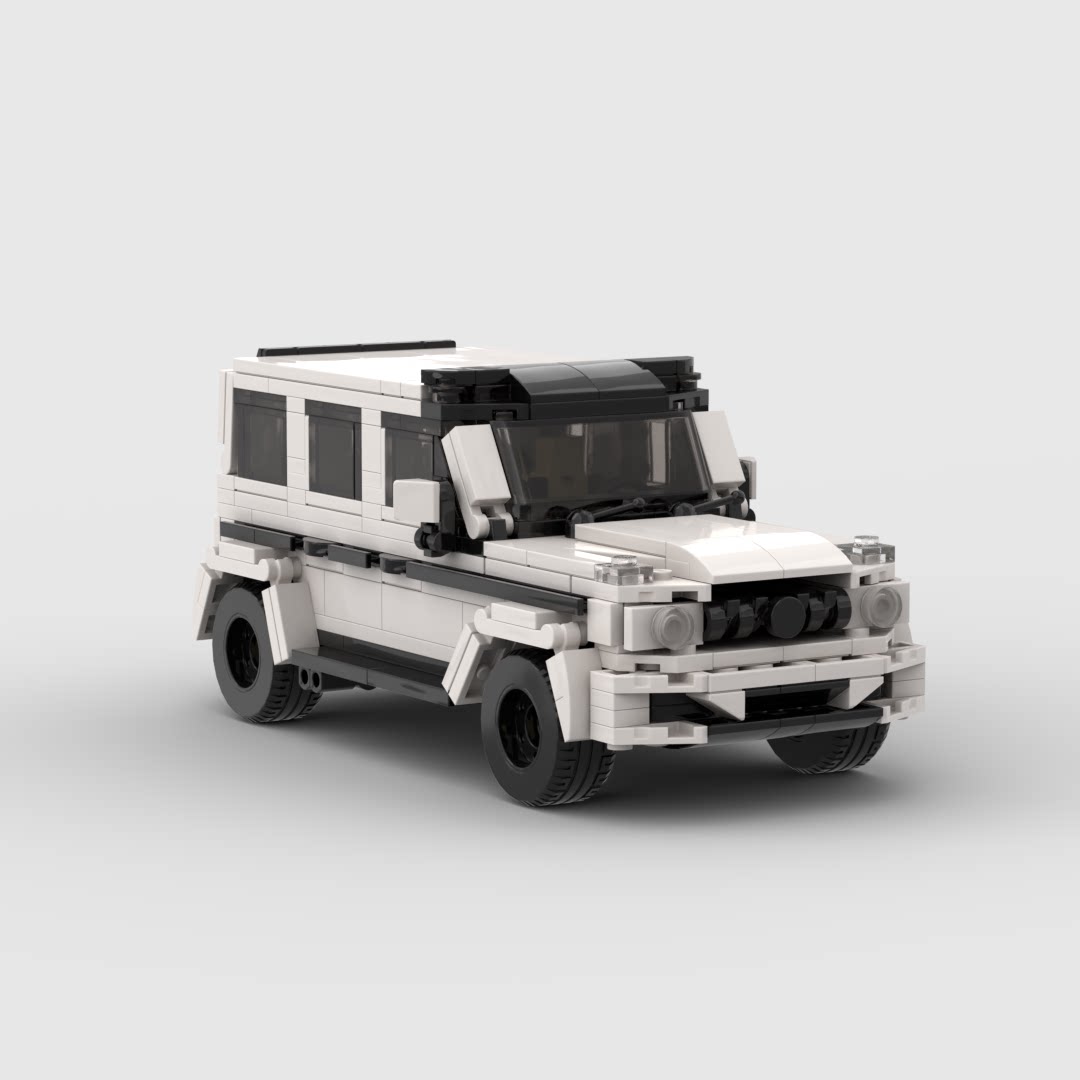 Trilumity MOC Building Block Set: 1:24 Mercedes-Benz Car (300+-Piece) | MOC Building Set