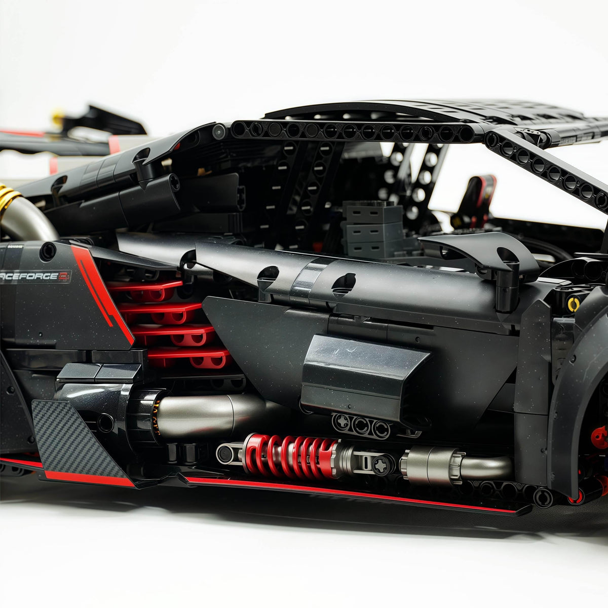 Trilumity Motorized Building Block Set: 1:8 Lamborghini Veneno Limited Edition Obsidian V12 Supercar | 64cm | Remote Controlled | 3809-Piece