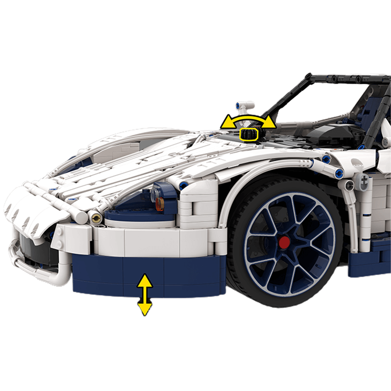 Trilumity Building Block Set: The Ultimate 1:8 Maserati Mc12 Hypercar (3975Piece)