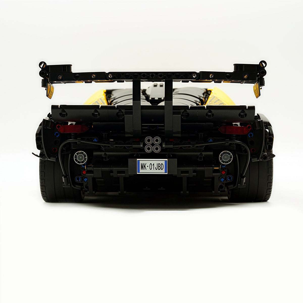Trilumity Building Block Set: 1: 8 The Ultimate Italian Track-Only V12 Hypercar, Vibrant Yellow Limited Edition (4100+Piece)