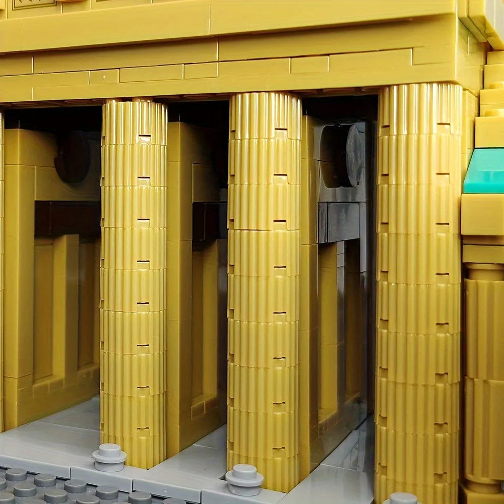 Wange MOC Building Block Set: Berlin Brandenburg Gate, Model 6211