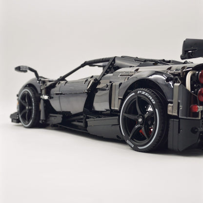 Trilumity Building Block Set: 1: 8 Pagani Huayra Bc Mirror Electroplating Customized Ultimate Edition (4708-Piece)