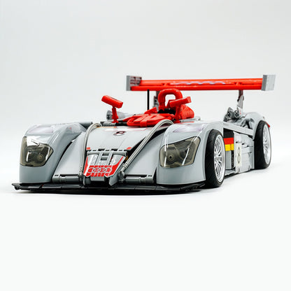 Trilumity Building Block Set: 1:8 Audi R8 Lmp 2000 | Remote Controlled | Genuine Authorization | 2426-Piece