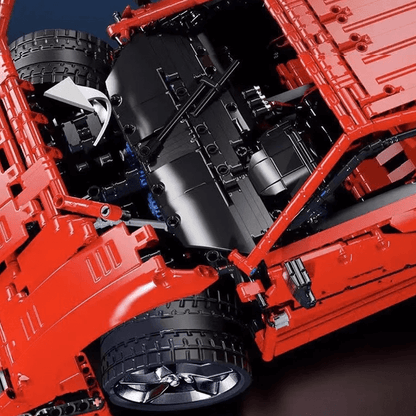 Trilumity Building Block Set: 1:8 The Ultimate 80s Turbo Icon Supercar (4026-Piece)