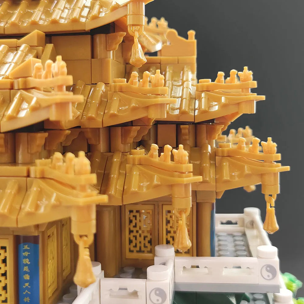 Wange Building Block Set: Famous China LAOJUN Mountain, Model 6234