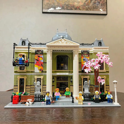 MOC Building Block Set: Street Experts Natural History Museum, Model 63210