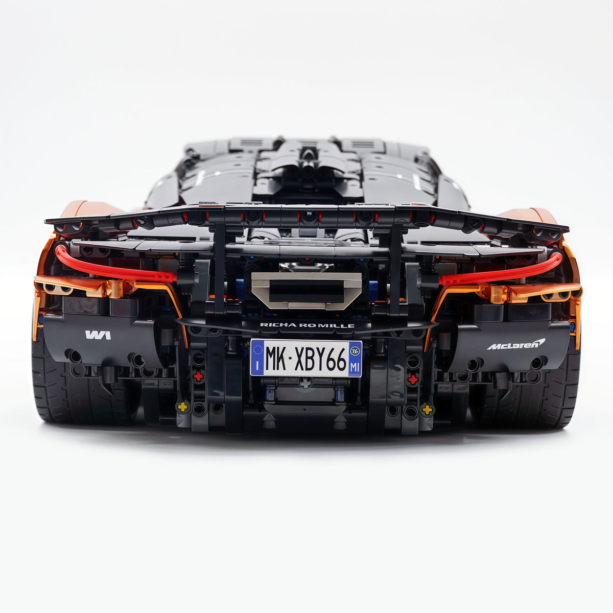 Trilumity Motorized Building Block Set: 1:8 The Ultimate British Woking Hypercar | Orange-Gold Custom Edition | Shipped in Original Gift Box