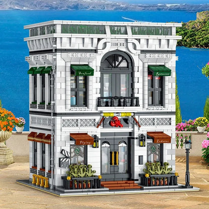 UG MOC Building Block Set: Seafood Restaurant, Model 10203