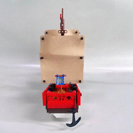 JieStar MOC Building Block Set: Boat Expert MOC The Hero Ship, Model 58001