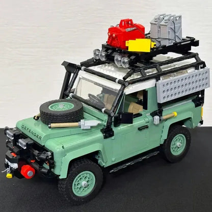 MOC Motorized Building Block Set: Land Rover Defender 90, Model E0090
