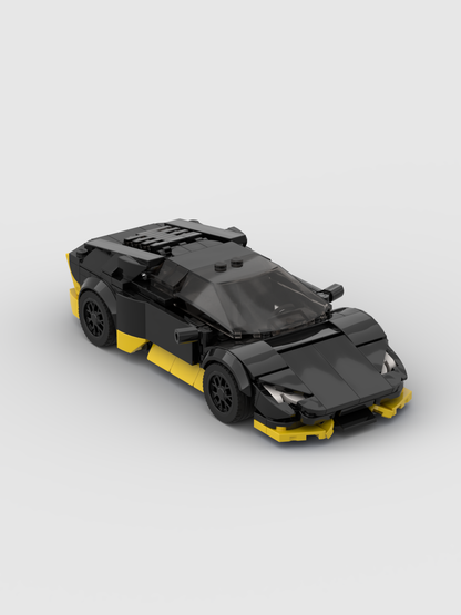 Trilumity MOC Building Block Set: 1:24 Supercar (300+-Piece) | MOC Building Set