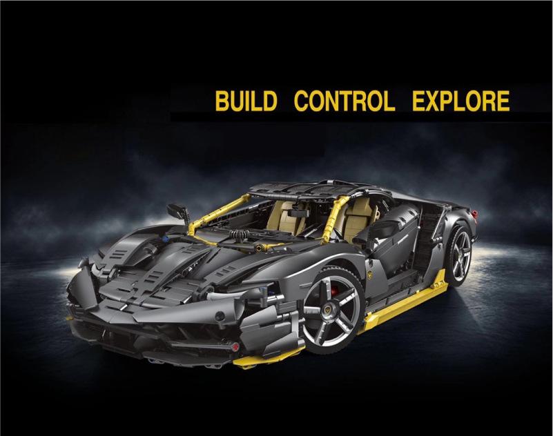 Trilumity Building Block Set: 1:8 Italian Bull Centenary Edition | Red Special Edition (3874-Piece)