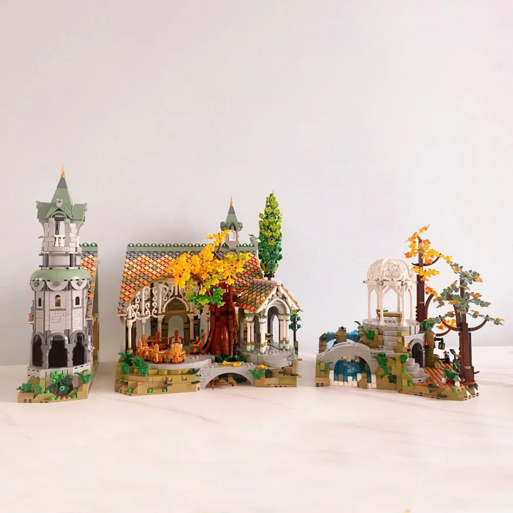 MOC Building Block Set: Lord of the Rings Rivendell, Model E9958