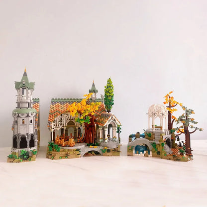 MOC Building Block Set: Lord of the Rings Rivendell, Model E9958