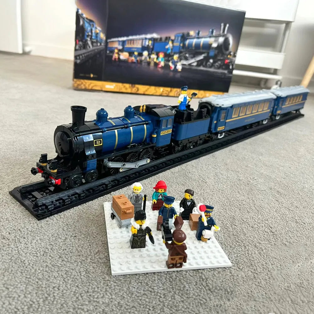 MOC Building Block Set: The Orient Express Train 62344